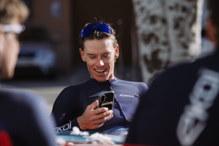 Jake Stewart at NSN Cycling Team training camp