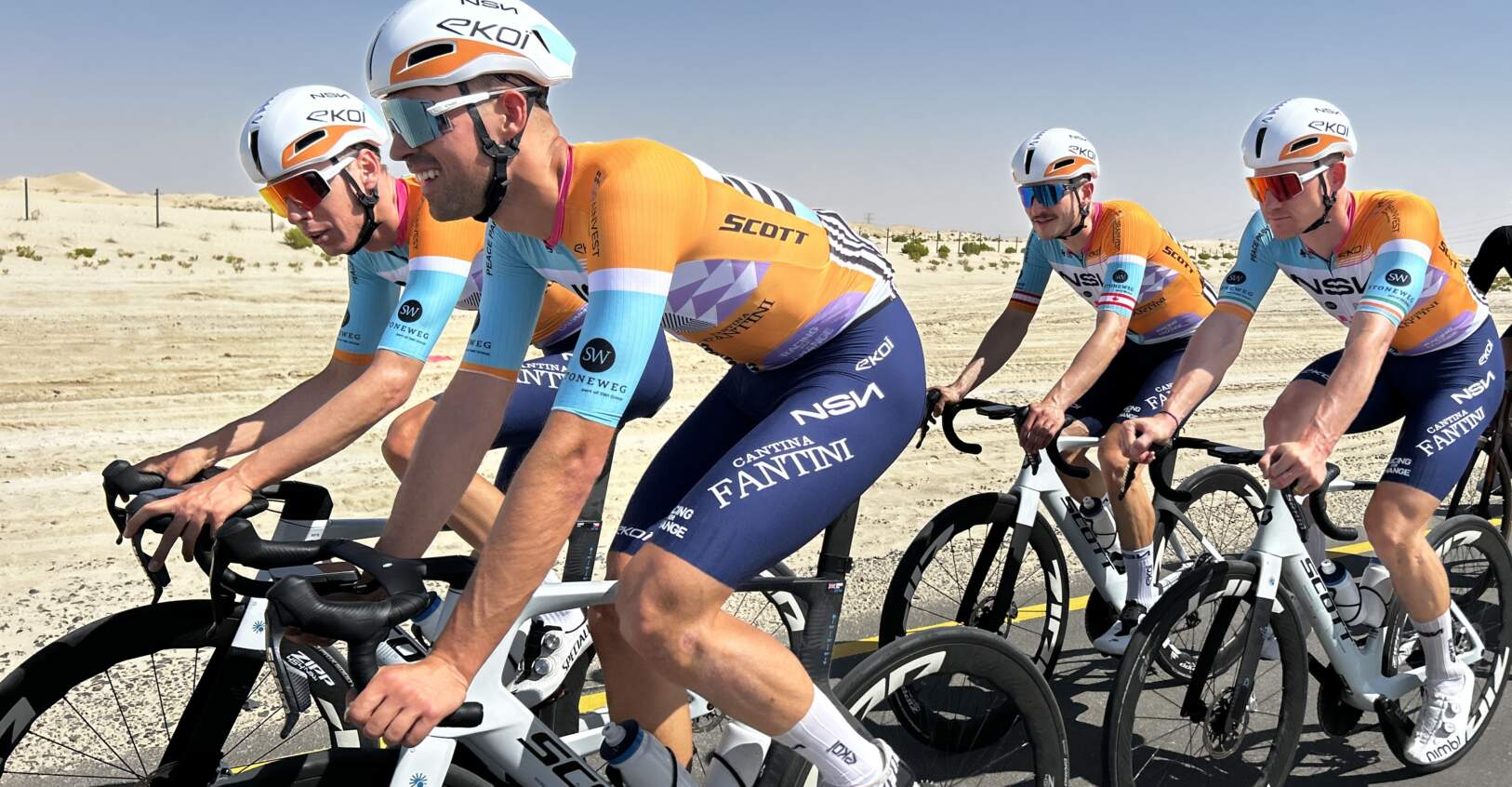 NSN Cycling Team, UAE Tour 2026 training